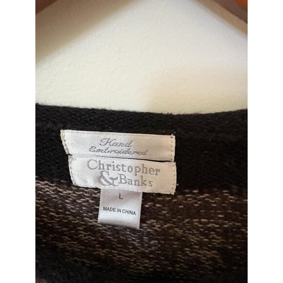 Christopher & Banks Women's Brown Jumper - Picture 4 of 7